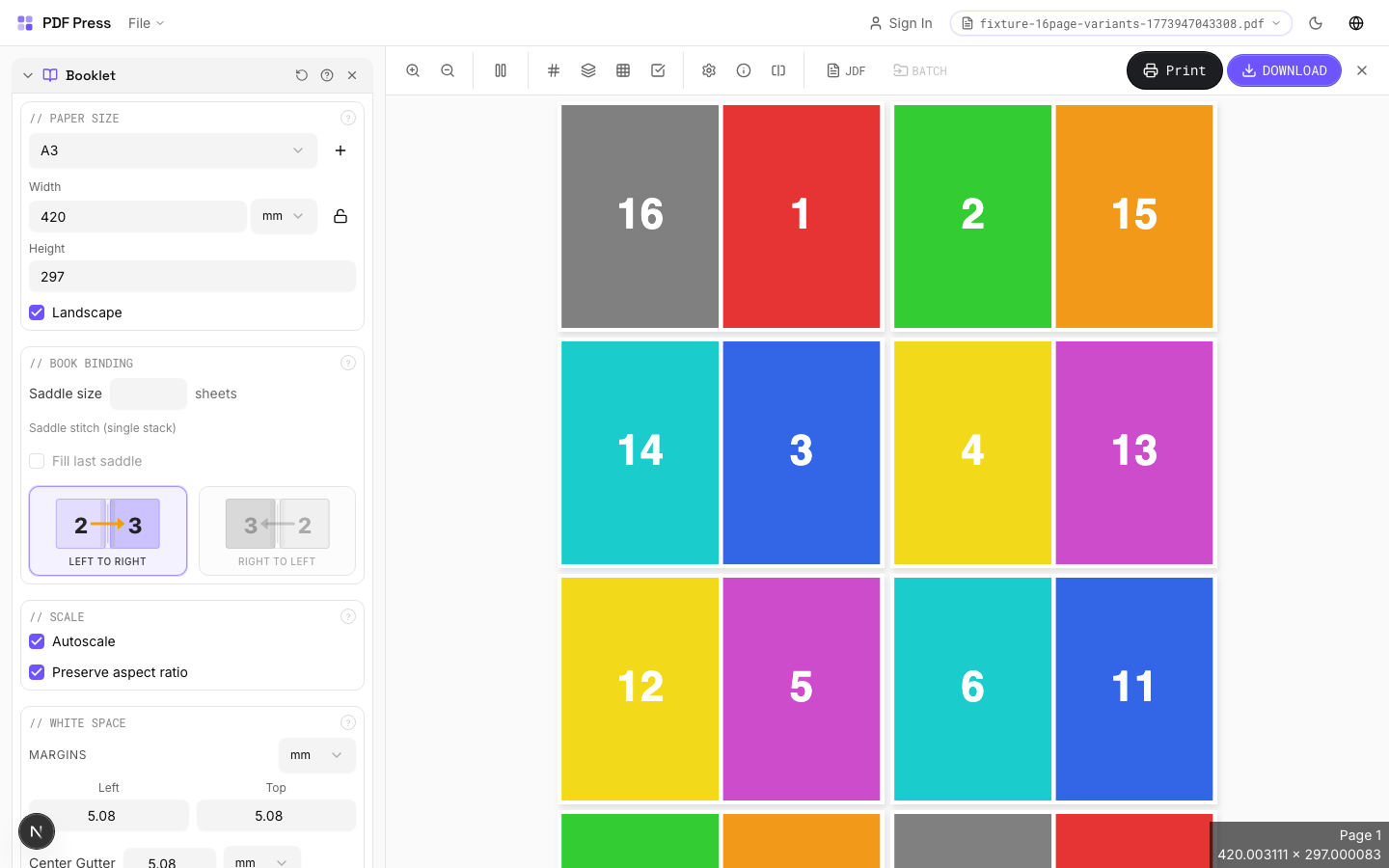 Booklet — Creep Compensation
