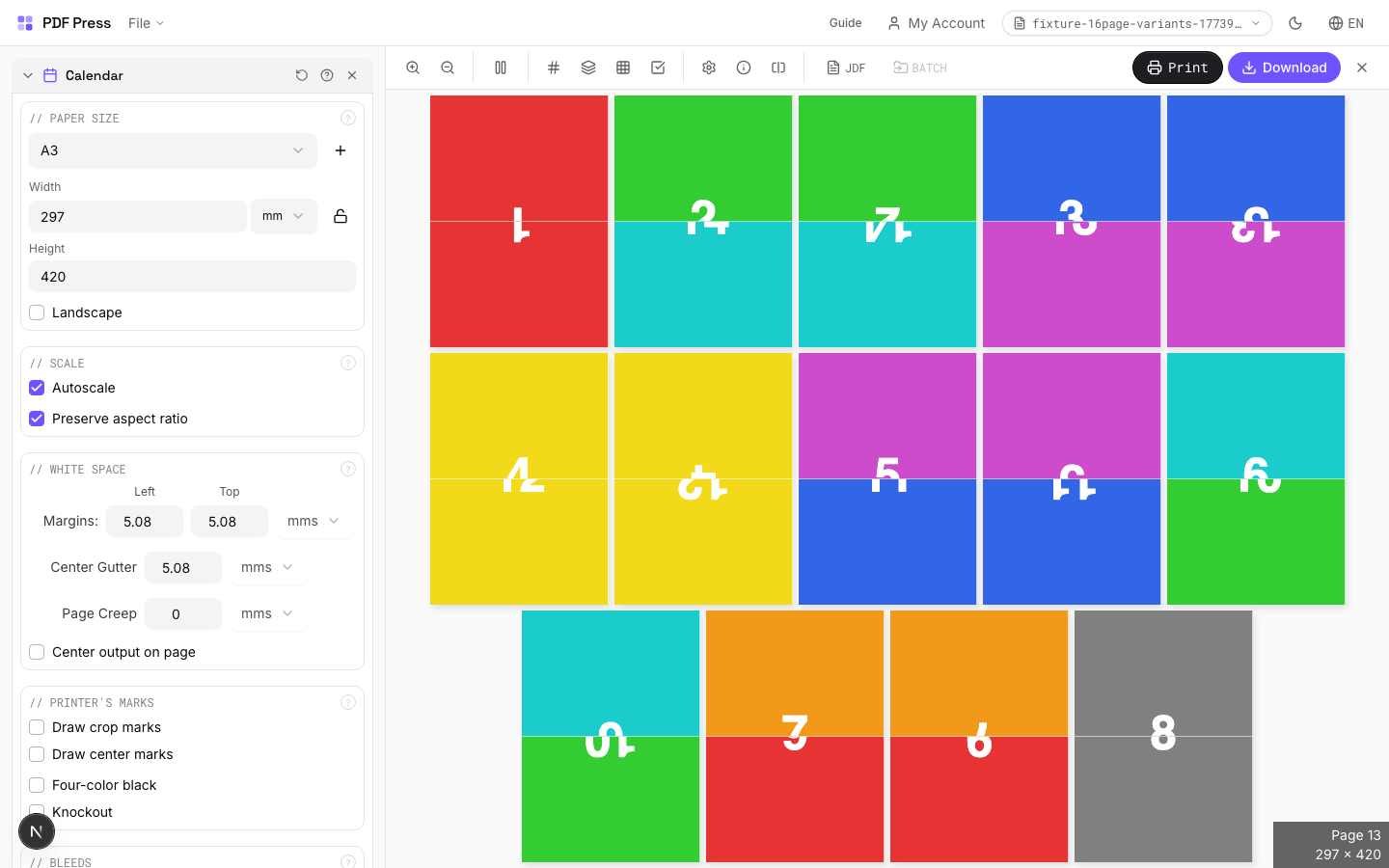 Calendar — Landscape Calendar