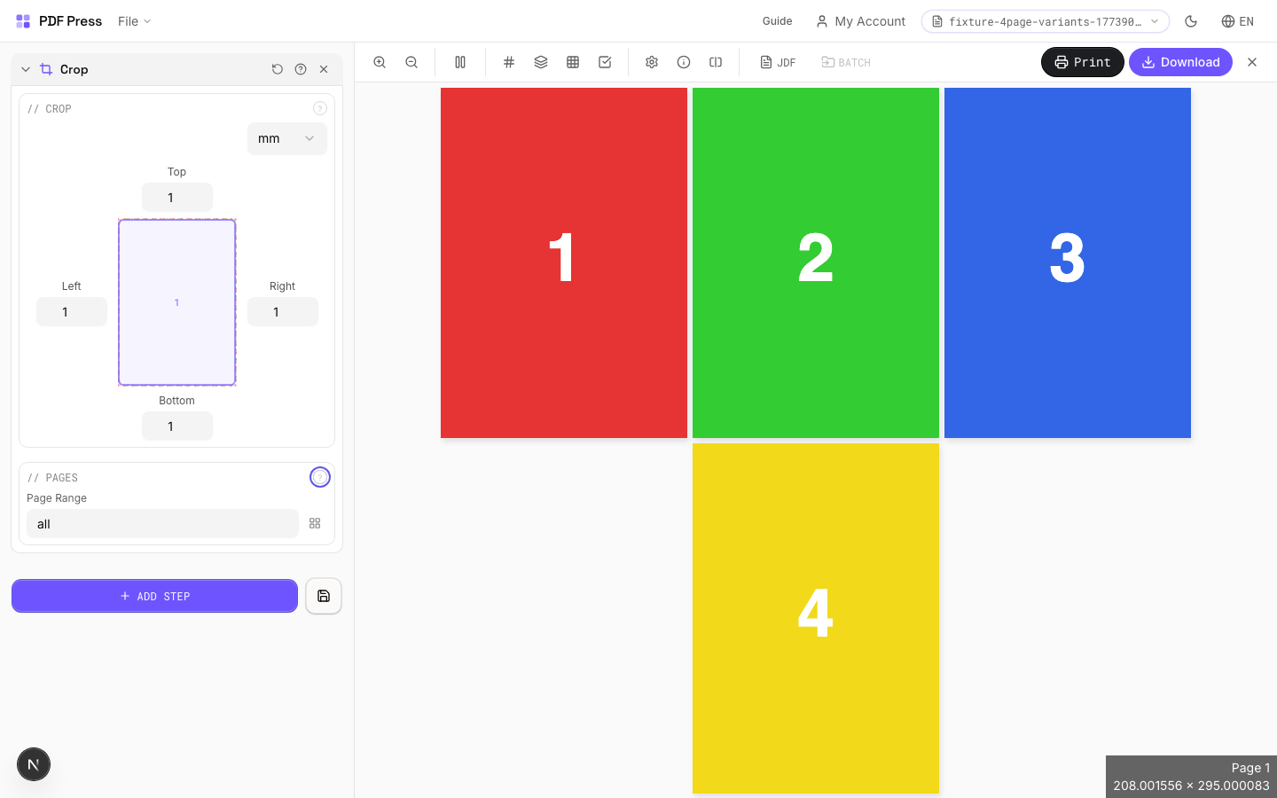 Crop — Cropped 1 Inch All Sides