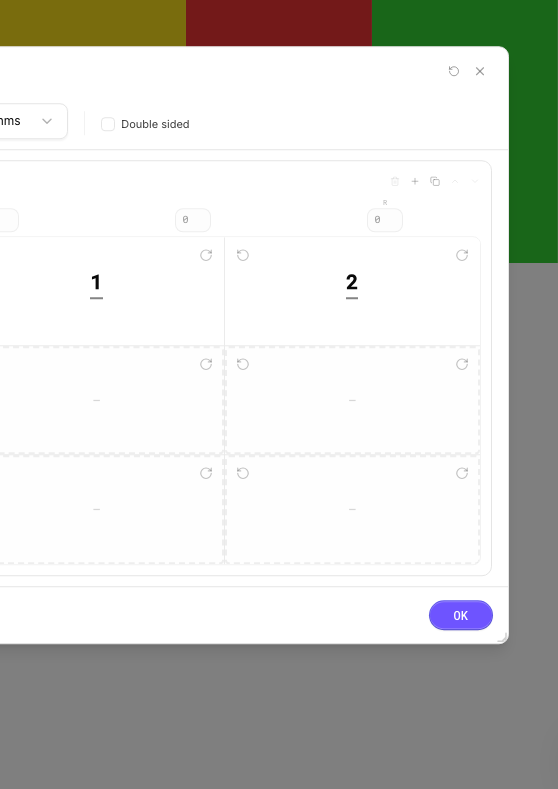 Double-Sided Sheets — result