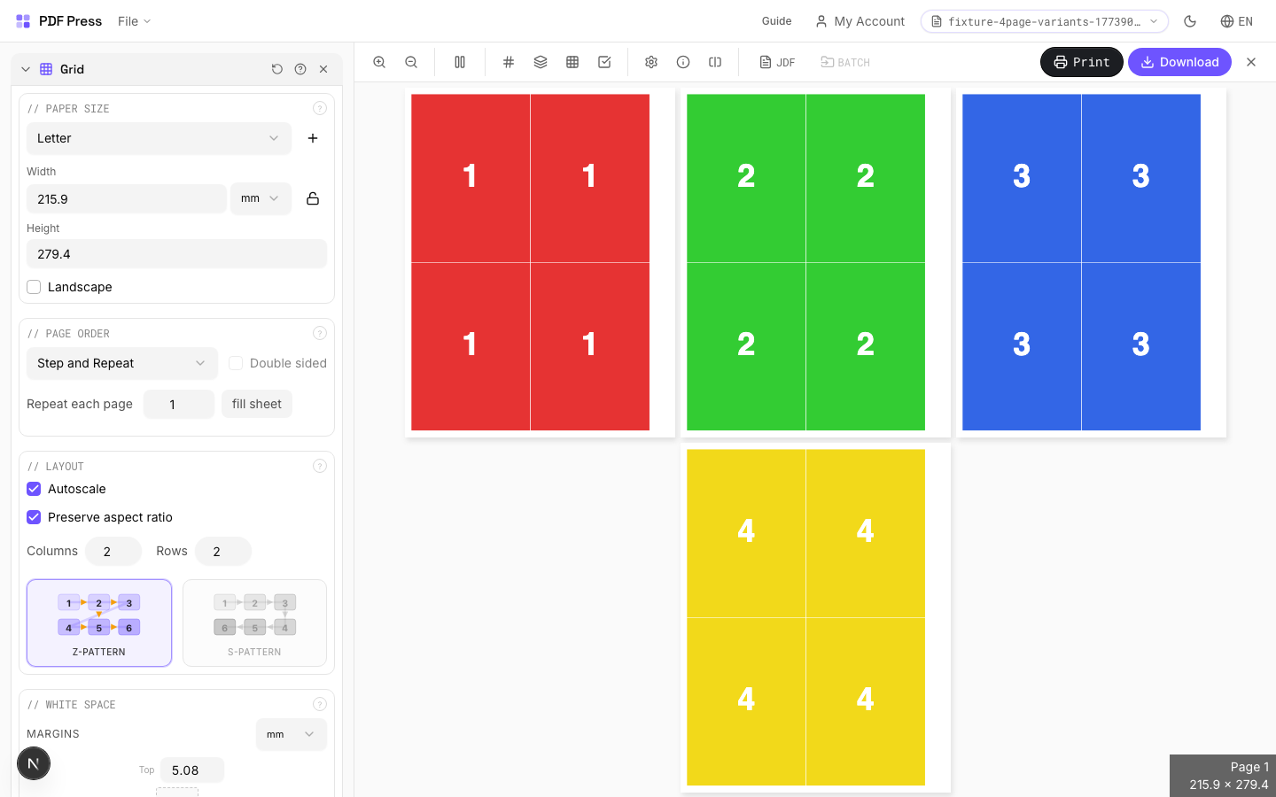 Grid — Step and Repeat