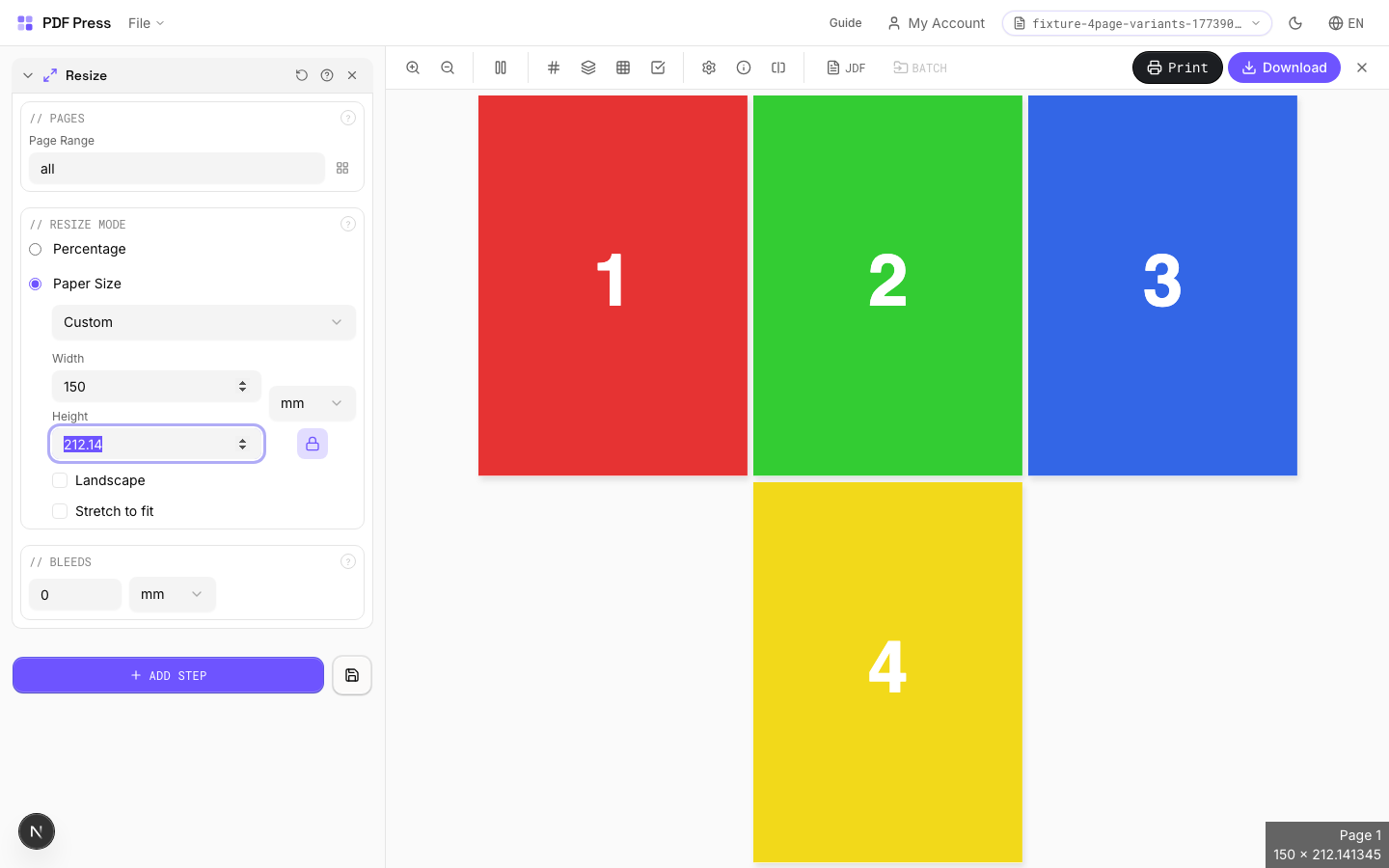 Resize — 150% Scale